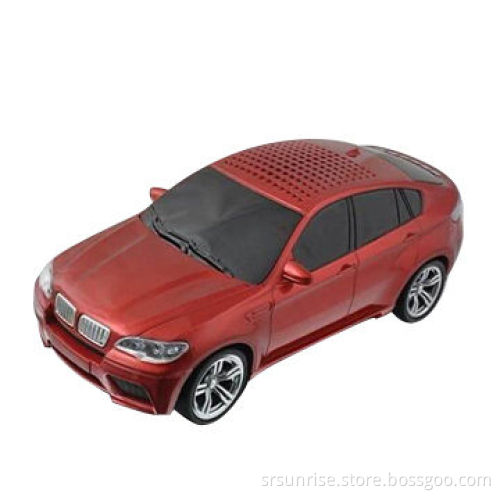 Car Models Portable Speaker with Radio Function, Can Use USB Stick, TF Card, Supports MP3 Format